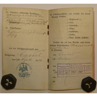 Солдатская книжка времён кайзеровской Германии. Espenlaub militaria